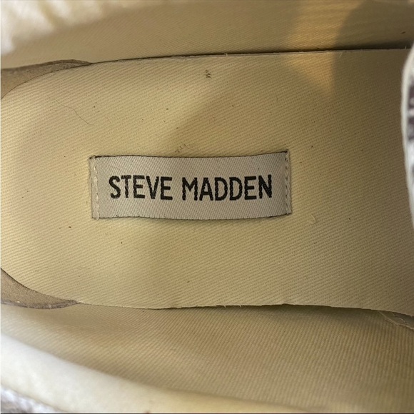 Steve Madden Women's Gills‎ Classic Slip-On Fashion Sneaker, Bone Snake 6.5 - Picture 8 of 10